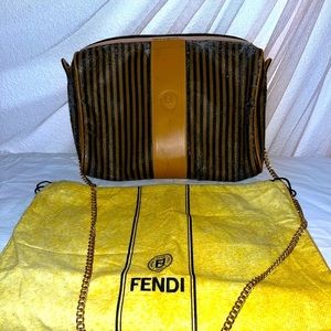 💛Vintage Fendi Striped Crossbody💛